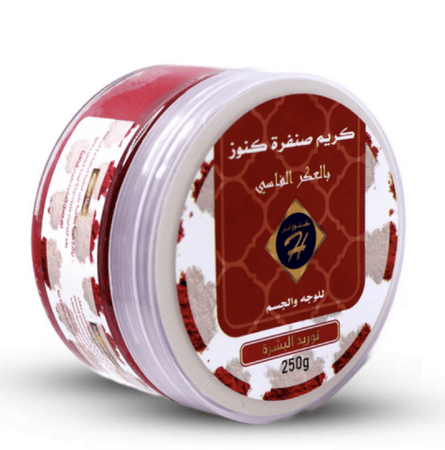 كريم مقشر الجسم والوجه العكر الفاسي من كنوز اتش - 250 غ