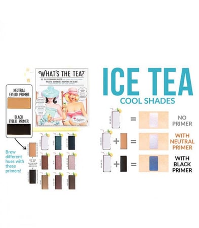 مجموعة ظلال العيون وات از ذا تي ايس تي من ذا بالم متعدد الالوان 9ج