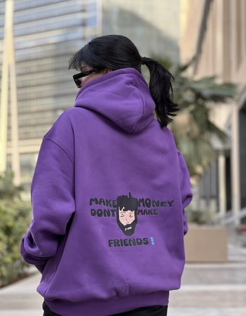 FIFTYPERCENT PURPLE HOODIE