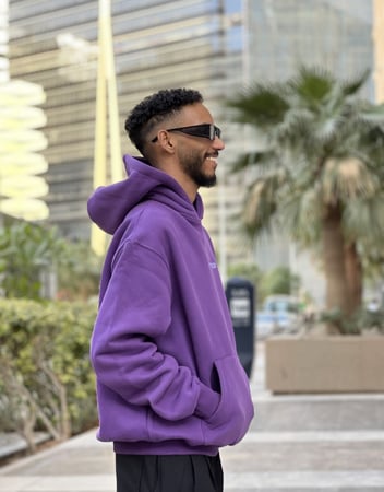FIFTYPERCENT PURPLE HOODIE