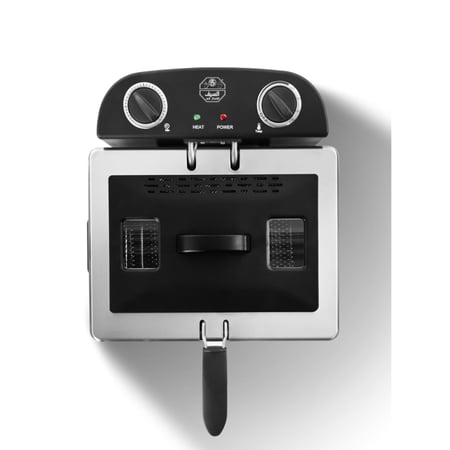 قلاية زيت كهربائية عميقة مع غطاء وتحكم بالحرارة من السيف - سعة 5 لتر - 2400 واط