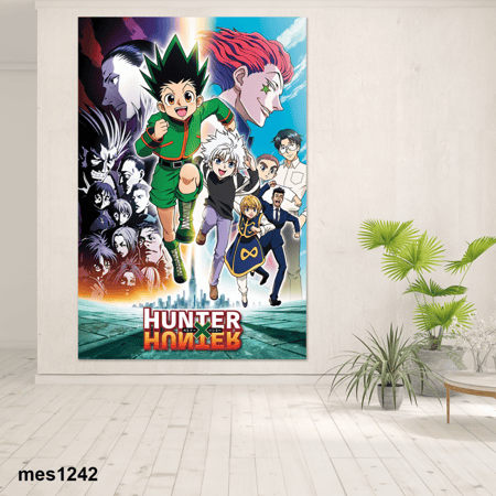 لوحة جدارية مطبوعة على لوح اكريلك من انمي القناص / HUNTER X HUNTER
