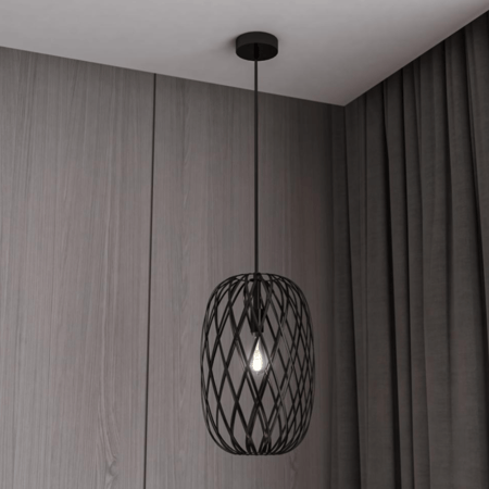 اضاءة سقف معلقة - انارة داخلية معلقة شبك تصميم مودرن - متوفرة بلونين