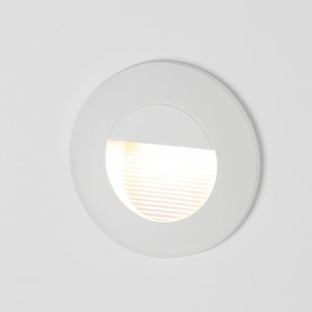 انارة درج وممرات - كشاف درج اطار دائري - لون ابيض