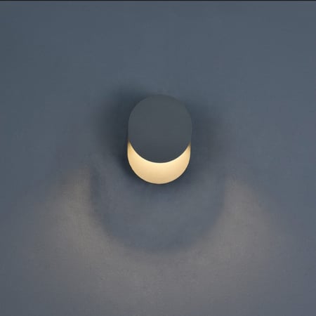 انارة خارجية -انارة سور خارجي اتجاه واحد - لون رمادي