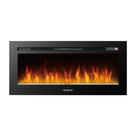 دفاية كهربائية ديكورية بشاشة ليد تدفئة هوائية من ريبون- 2000 واط