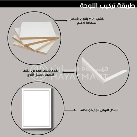 لوحة جدارية مطبوعة على لوح خشب MDF بنقش قطة