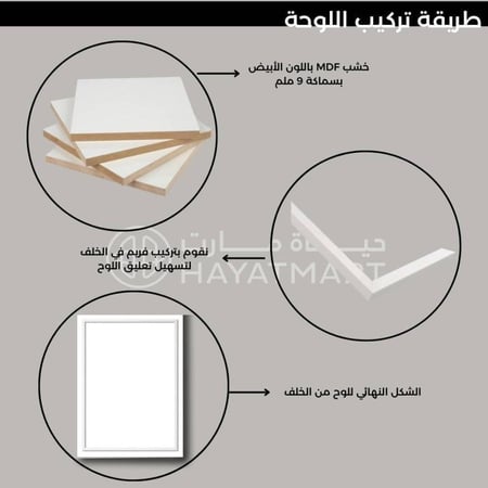 لوحة جدارية مطبوعة على لوح خشب MDF - ديك
