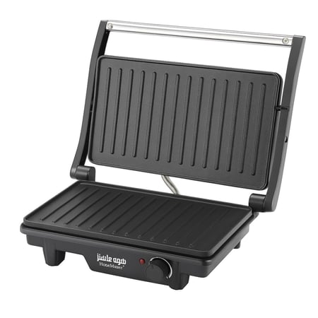 ماكينة صنع ساندويش ستيل سطح غير لاصق من هوم ماستر - 750 واط