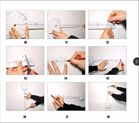 ساعة جدارية كلاسيكية لاصقة 3D لون اسود سهلة التركيب