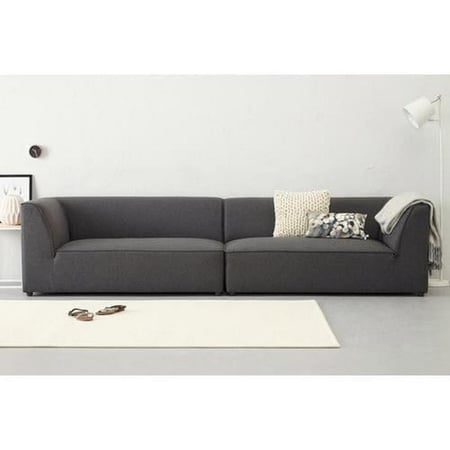 كنبة رمادي غامق