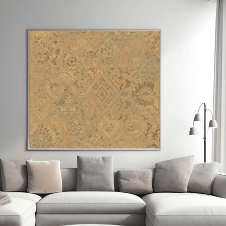 لوحة كنفاس جدارية مطبوعة وديكور  زخرفه تراثية