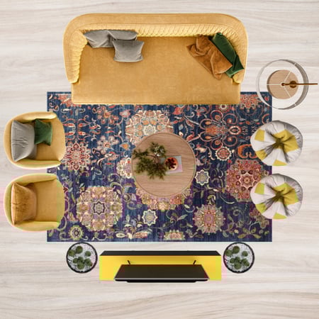 سجادة افغانية غزني نسيج يدوي   | مقاس: 2x3 m