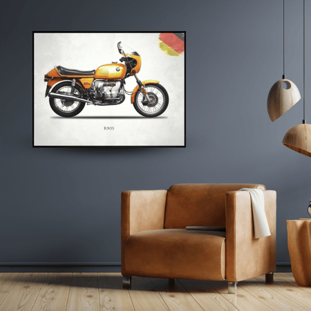 لوحة دراجة نارية موديل R90S