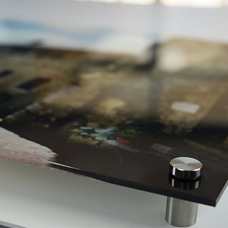 لوحة جدارية تشكيلية - سورة الفلق - مطبوعة على لوح اكريلك