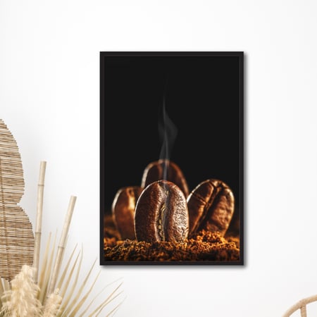 لوحة جدارية كنفاس مطبوعة - وقت القهوة