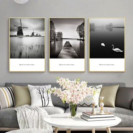 طقم 3 لوحات مودرن من تخفيضات اليوم الوطني