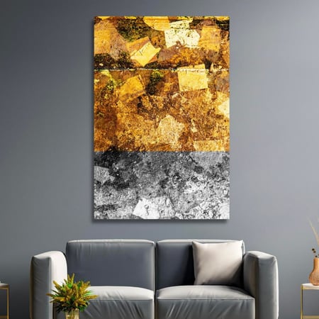 لوحة جدارية كنفاس مطبوعة وديكور فن معاصر