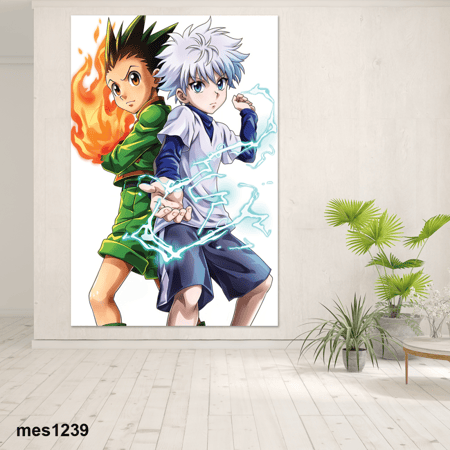 لوحة جدارية مطبوعة على لوح اكريلك من انمي القناص / HUNTER X HUNTER