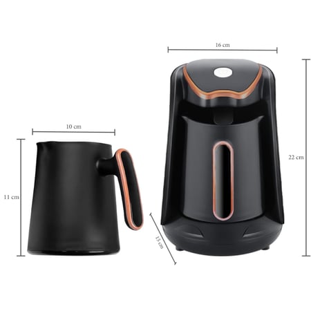 ماكينة تحضير القهوة التركية من دي ال سي - سعة 300 مل - 600 واط