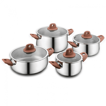 كوركماز روزافيتا طقم طبخ قدور  - A1937
