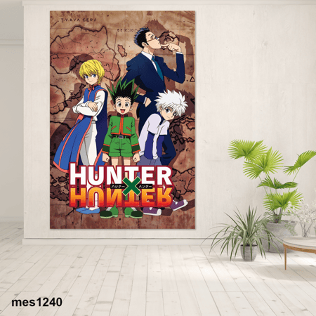 لوحة جدارية مطبوعة على لوح اكريلك من انمي القناص / HUNTER X HUNTER