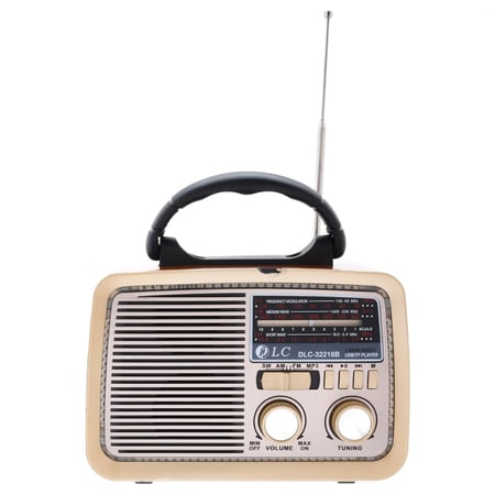 راديو محمول يعمل بتقنية البلوتوث من دي ال سي
