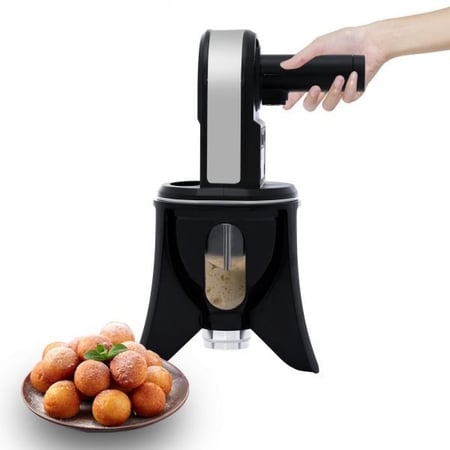 جانو الة صنع كرات الحلويات صانعة لقمة القاضي, اللقيمات الكهربائية 700 مل 6 واط أسود, E05319