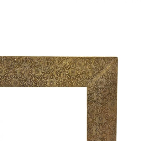 مرايا نحاس مزخرف معتق ذهبي