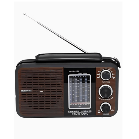 راديو بتصميم كلاسيكي يعمل بتقنية البلوتوث من دي ال سي- 4 واط