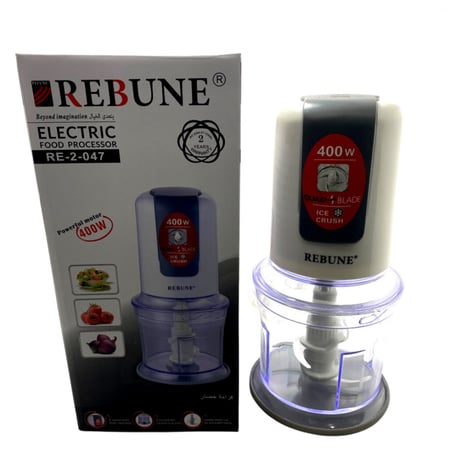 قطاعة بصل شفرة مزدوجة  من ريبون -سعة 0.5 لتر- 400 واط