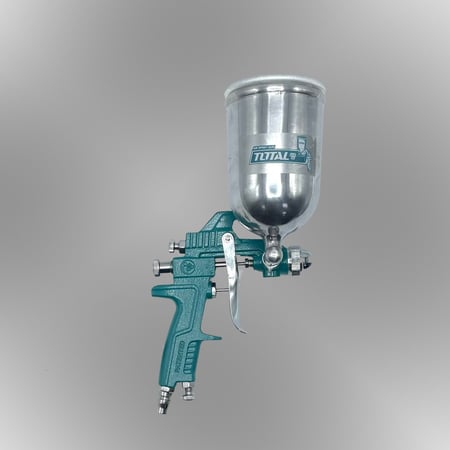 مسدس دهان مقلوب علبة ستيل عامودي توتال AIR SPRAY GUN TAT10402  TOTAL