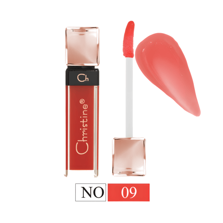 قلوس ملمع ومكبر الشفاه رقم 09 من كرستين CH-L2106