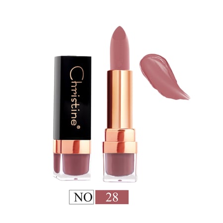 احمر الشفاه مطفي توت 3 رقم 28 من كرستين