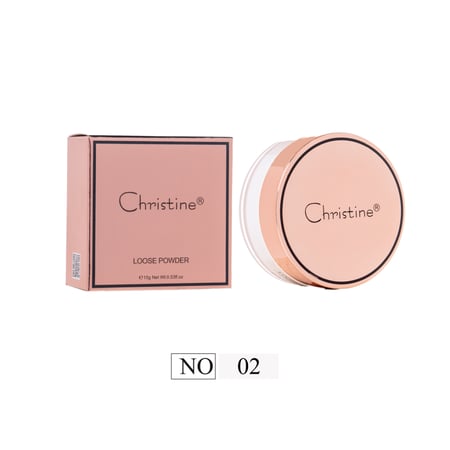 بودرة تثبيت سائبة شفافة رقم 02 من كرستين CH-LP2119