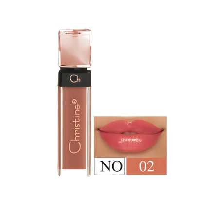 قلوس ملمع ومكبر الشفاه رقم 02 من كرستين CH-L2106