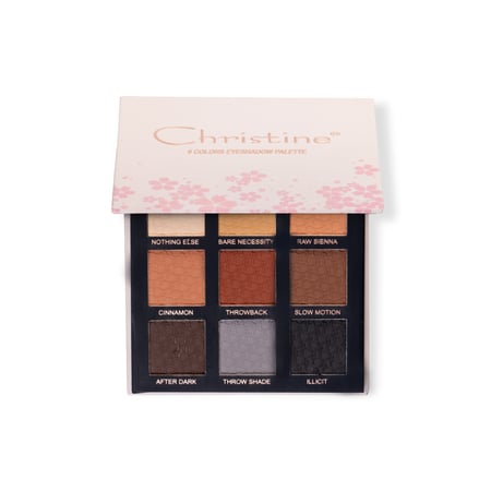 باليت ظل العيون 9 لون A من كرستين CH-E2213