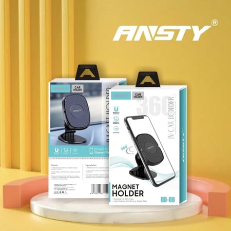 Ansty- حامل جوال مغناطيسي 2 في 1