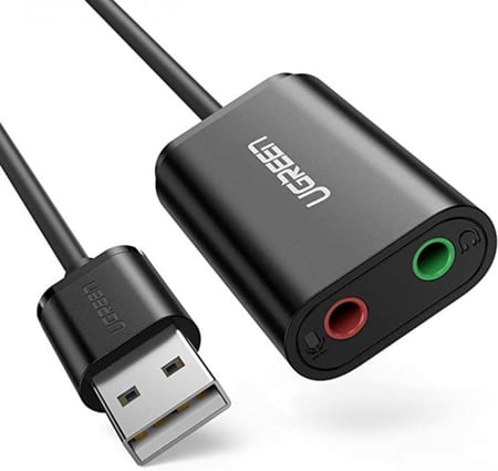 يوجرين - طاقة صوت USB خارجية