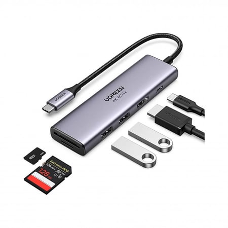 يوجرين - موزع 6 في 1 يو اس بي