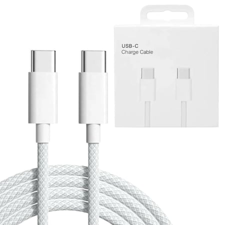 Celibery - كابل شحن تايب سي إلى تايب سي مضفر - 1 متر