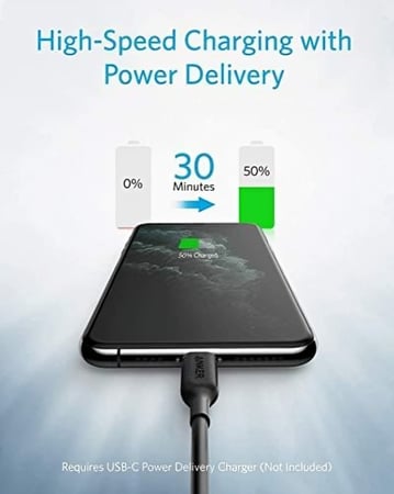 Anker - كابل شحن تايب سي الى ايفون