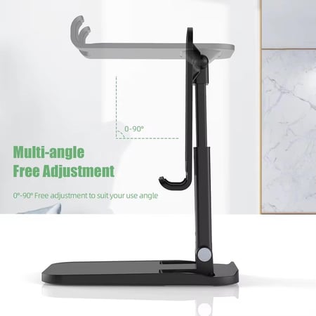 Ansty - حامل هاتف قابل للطي - أسود