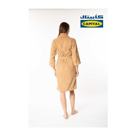 روب استحمام سادة سميك ذهبي