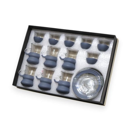 طقم فناجيل و بيالات 18 قطعة