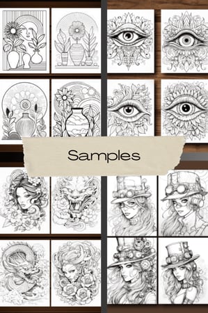 دفاتر تلوين للكبار