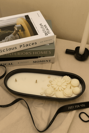 شمعة تاج الزهور