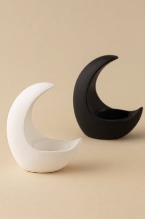 حامل شموع شكل هلال