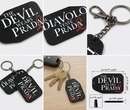 ميدالية “The Devil Wears Prada” ثلاثية الأبعاد