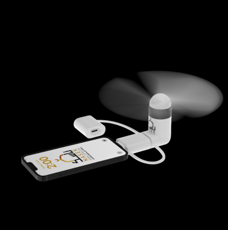 مروحة صغيرة محمولة سهلة الحمل